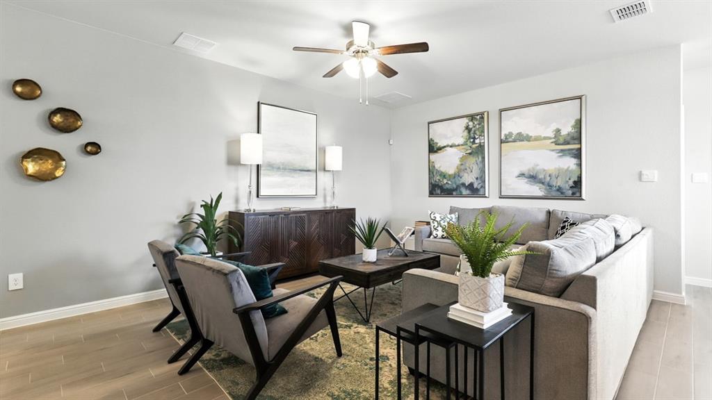 657 Harvey Street Grandview, TX 76050 - Photo 11 of 40 a living room with furniture and a large window
