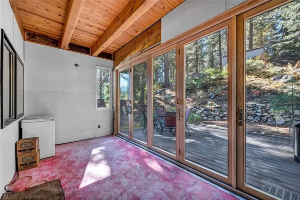 a very nice looking room with a large window