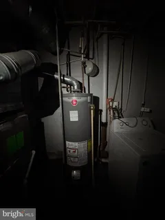 a view of storage and utility room