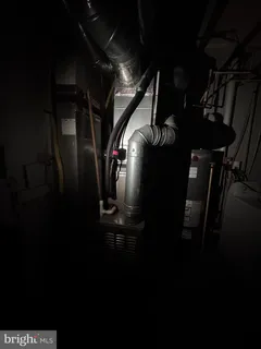 a water heater on a kitchen