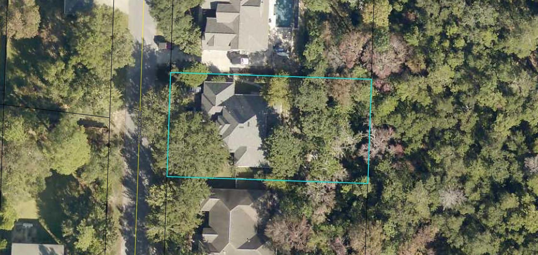 4475 Woodbridge Road Niceville, FL 32578 - Photo 49 of 49 an aerial view of residential house with outdoor space and trees all around
