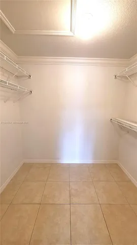 a view of a room with an empty space