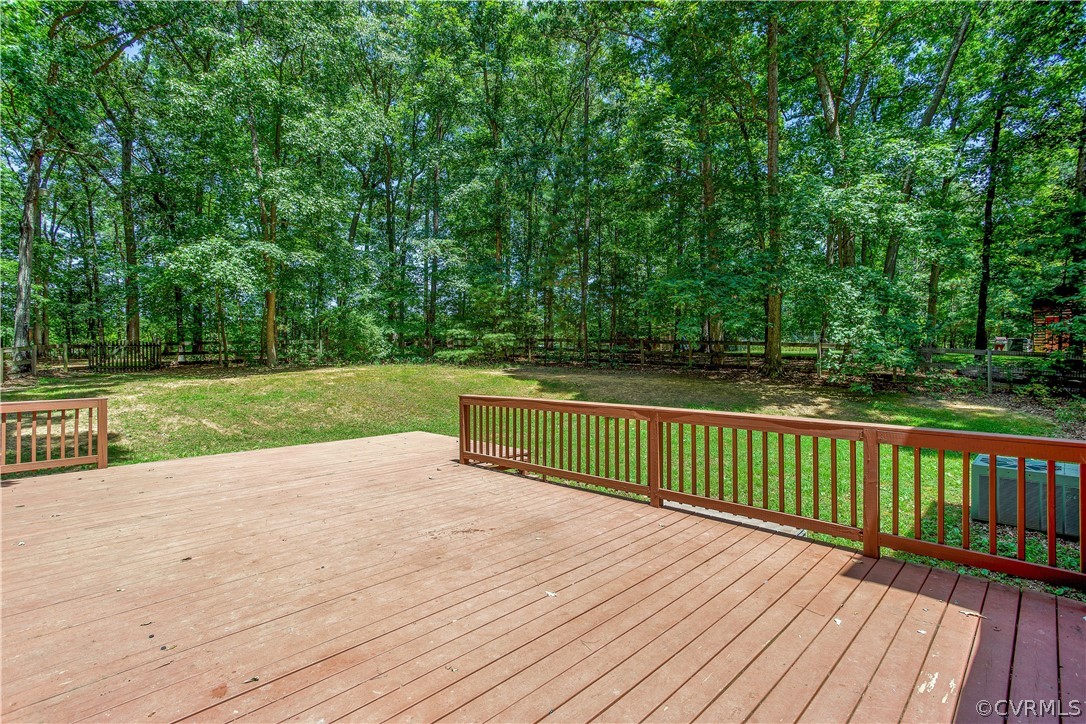 7460 Strath Road Henrico, VA 23231 - Photo 29 of 32 a view of a deck with a yard