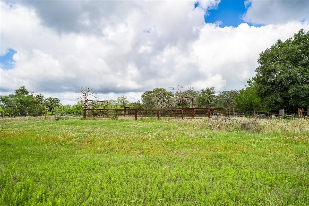 2845 Boehnke Road Muldoon, TX 78949 - Photo 27 of 39 a view of a garden with an outdoor space