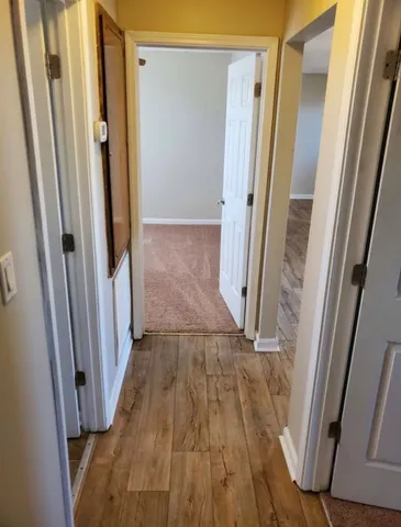 wooden floor in a gallery