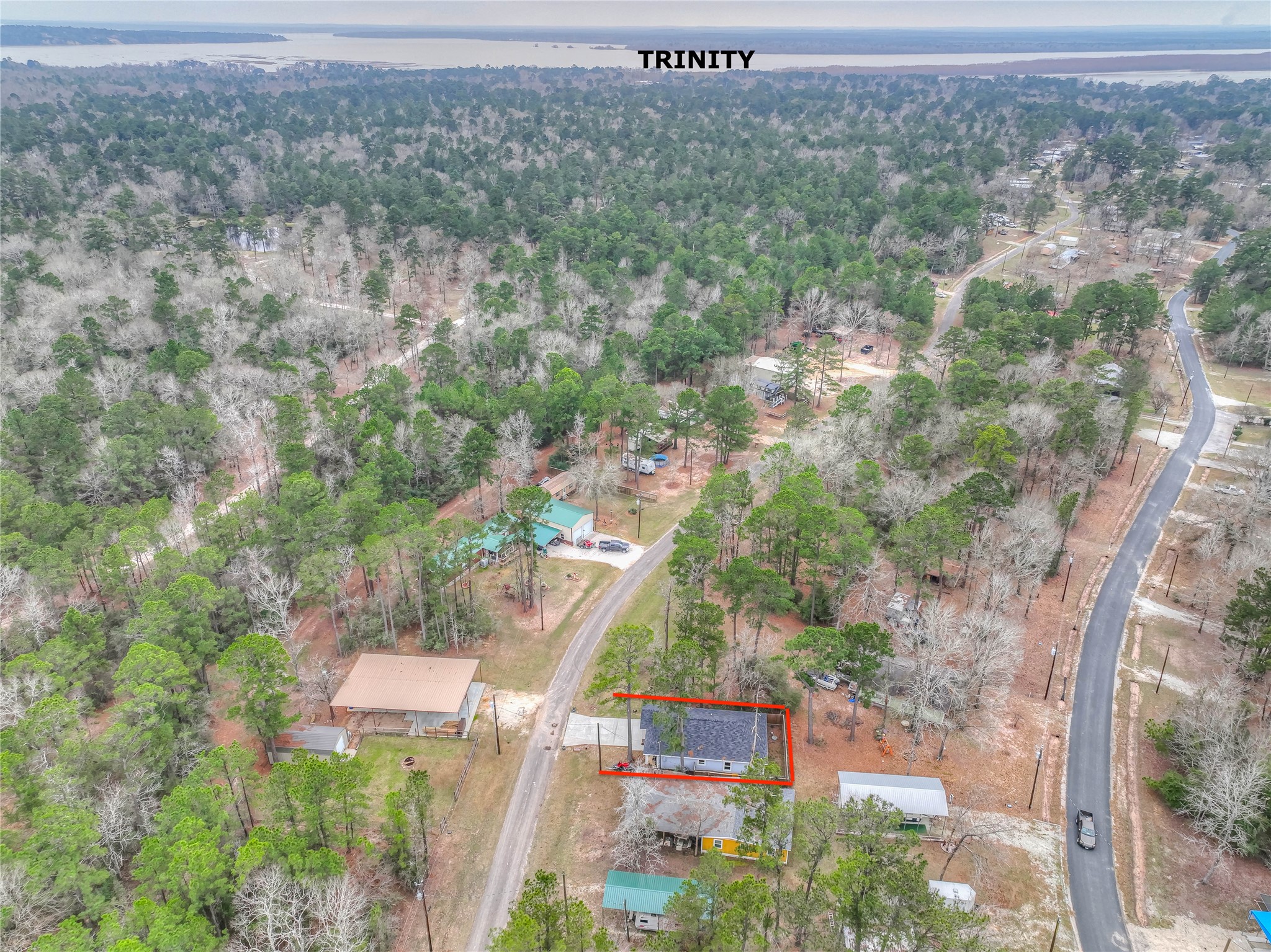 627 Pinewood Drive Trinity, TX 75862 - Photo 16 of 36 Aerial view