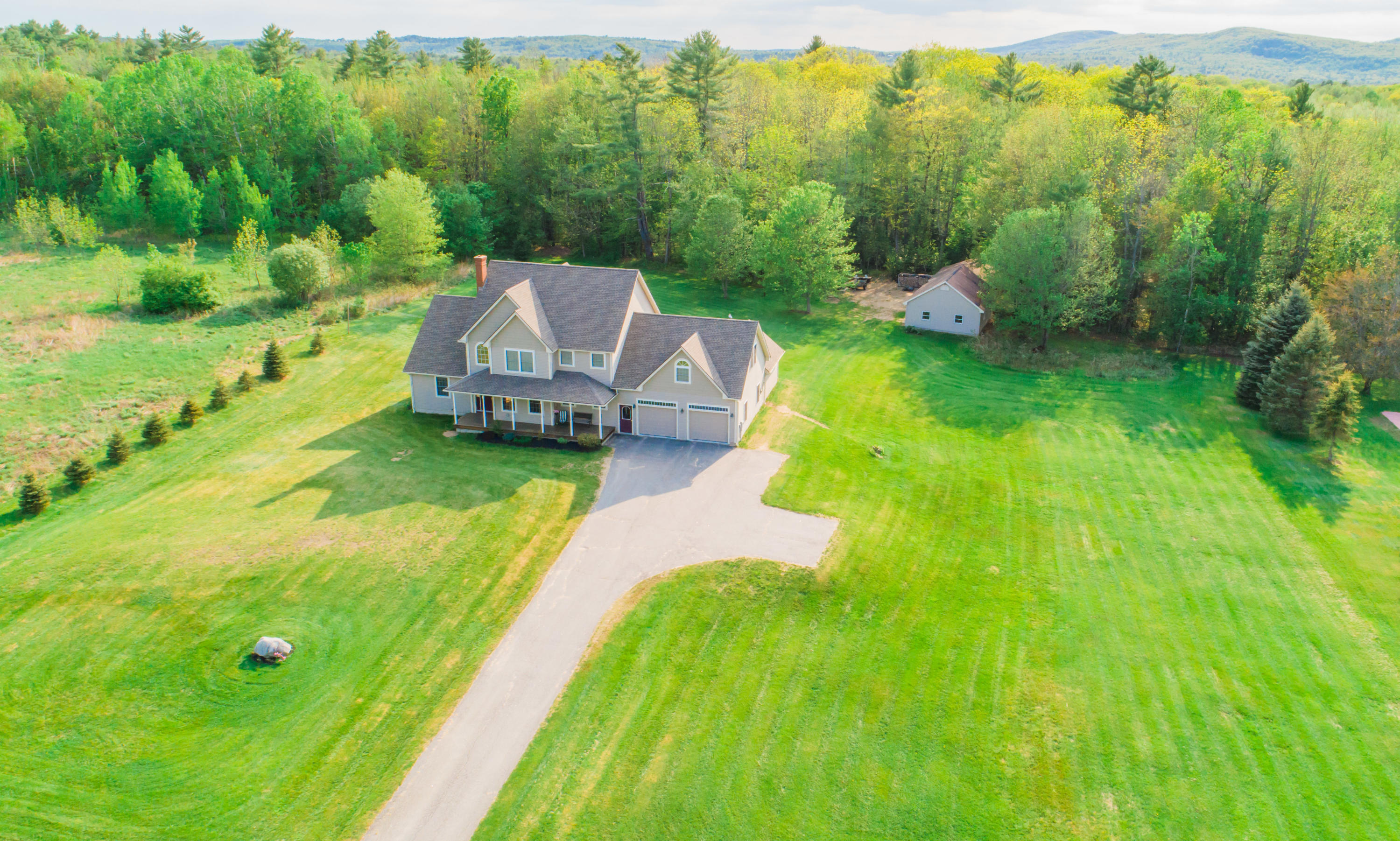 68 Townsend Road Hebron, ME 04238 - Photo 89 of 99 68 Townsend Road Aerial-1