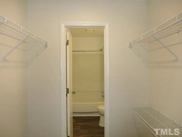 a view of walk in closet