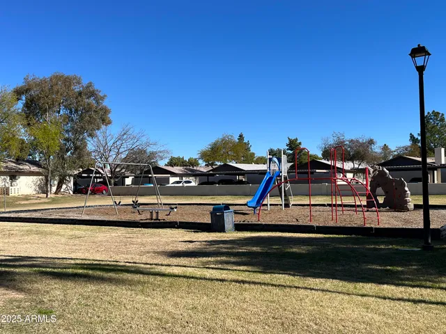 a view of street with houses