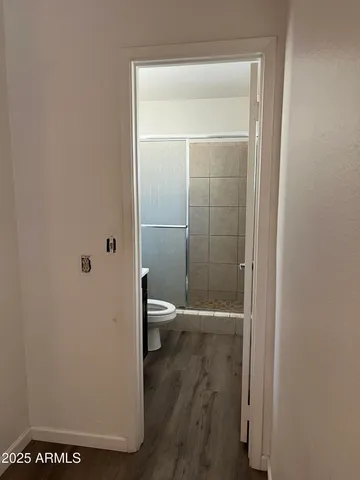 a bathroom with a toilet