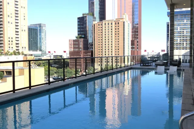 a view of balcony with ocean view