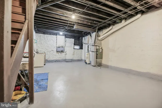 a view of storage and utility room