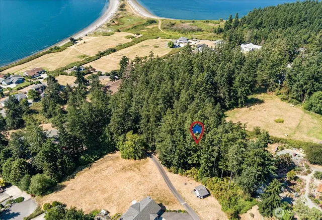 a view of a yard with an outdoor space