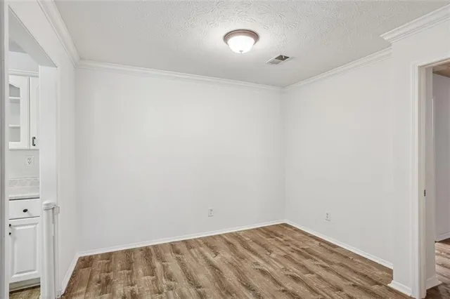 a view of empty room