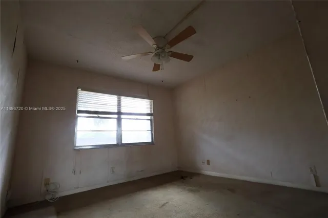 a view of empty room