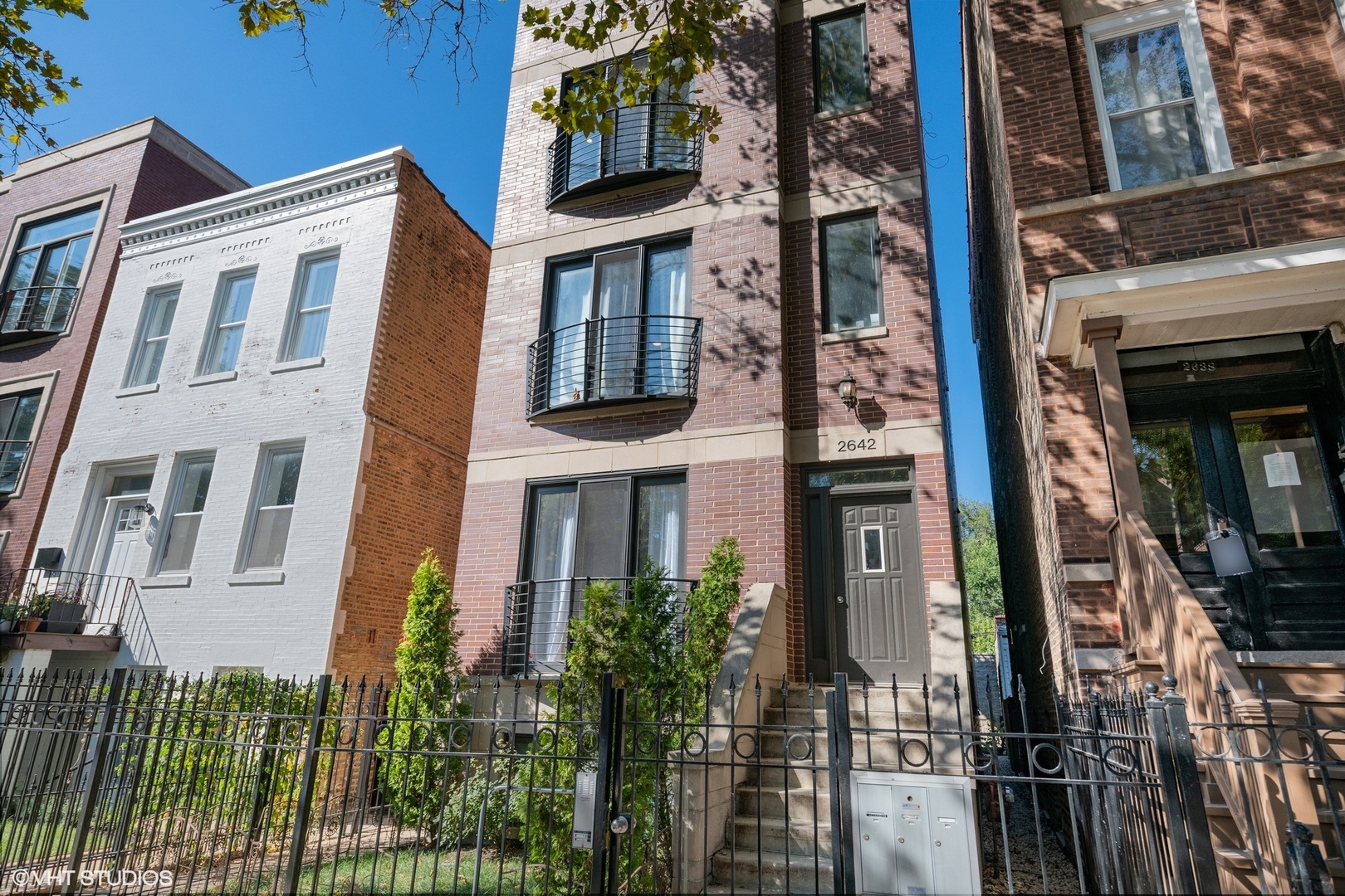 front view of a houses