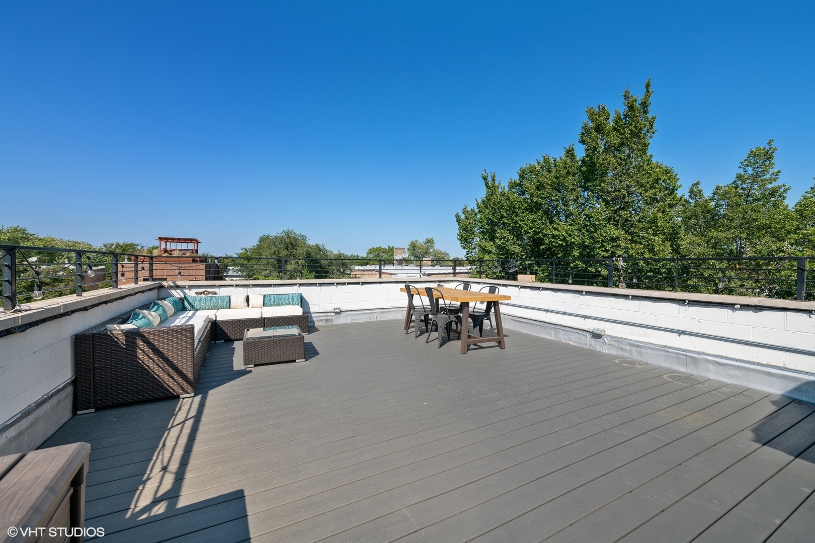 2642 West Cortez Street, Unit 3 Chicago, IL 60622 - Photo 18 of 19 a roof deck view with seating space