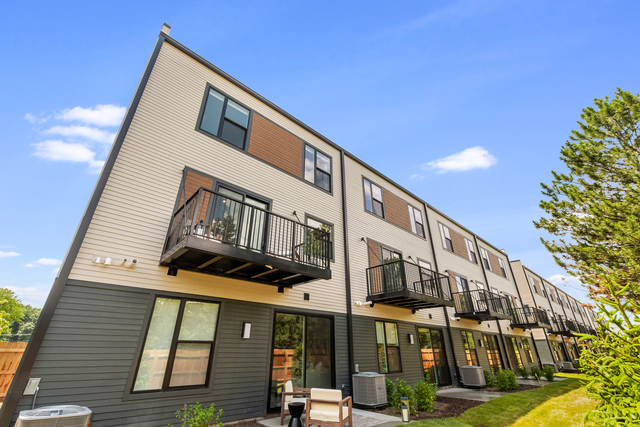 a front view of a building