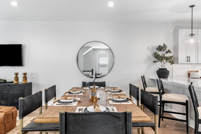 5424 Old Orchard Road Skokie, IL 60077 - Photo 14 of 56 a view of a dining room with furniture and wooden floor