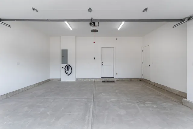 a view of a patio with a yard