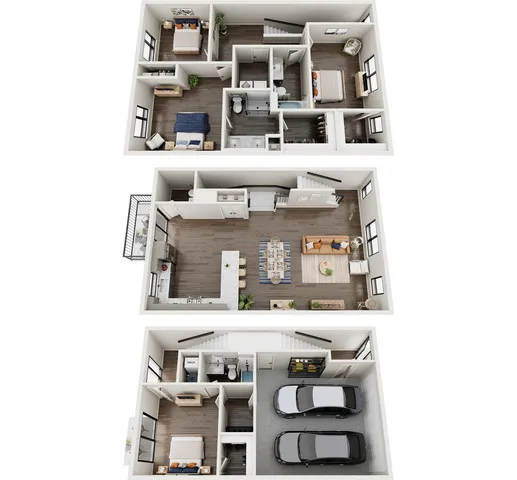 a view of kitchen and kitchen with stainless steel appliances