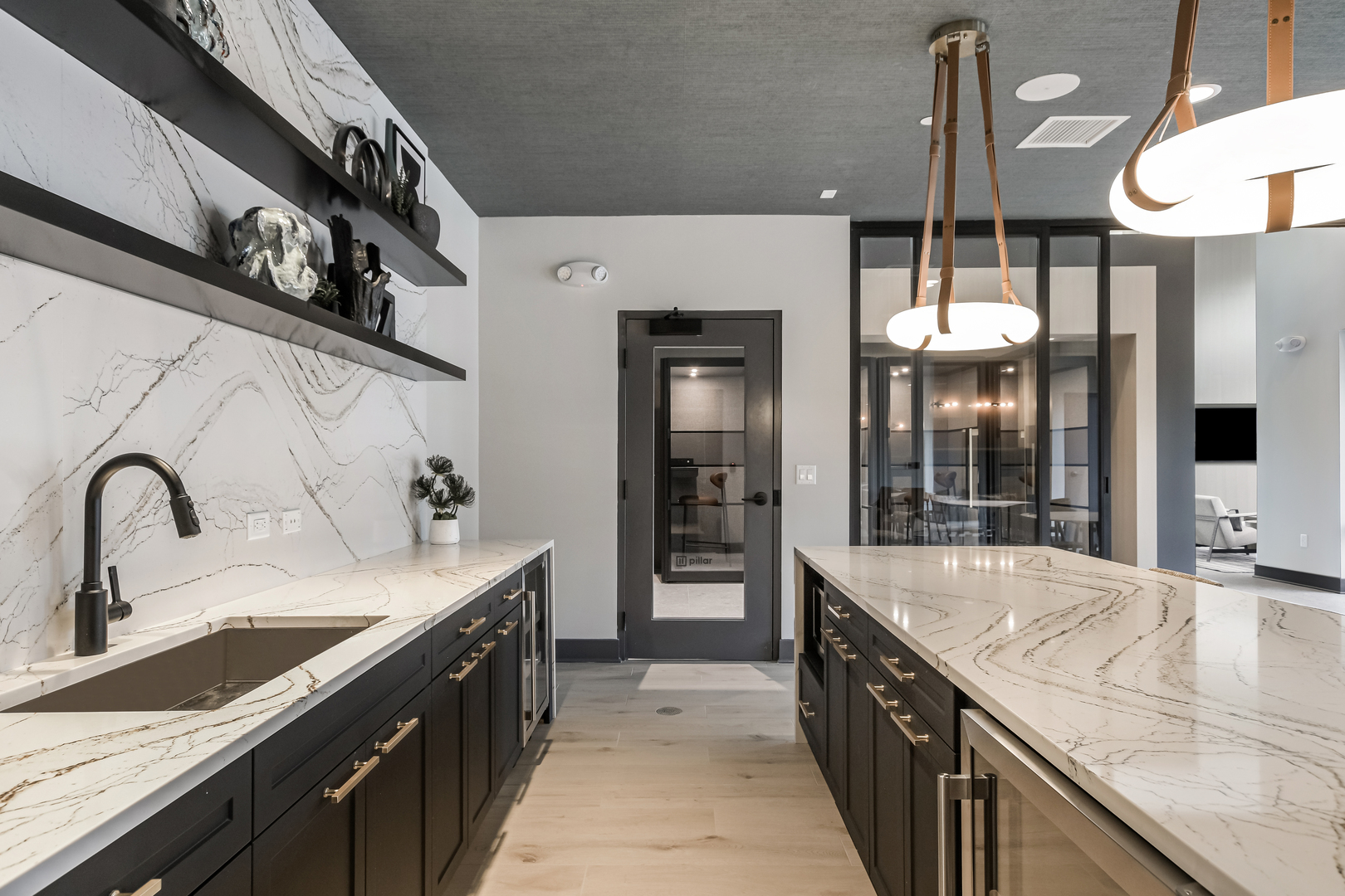 5424 Old Orchard Road Skokie, IL 60077 - Photo 50 of 56 a large kitchen with stainless steel appliances granite countertop a sink and dishwasher