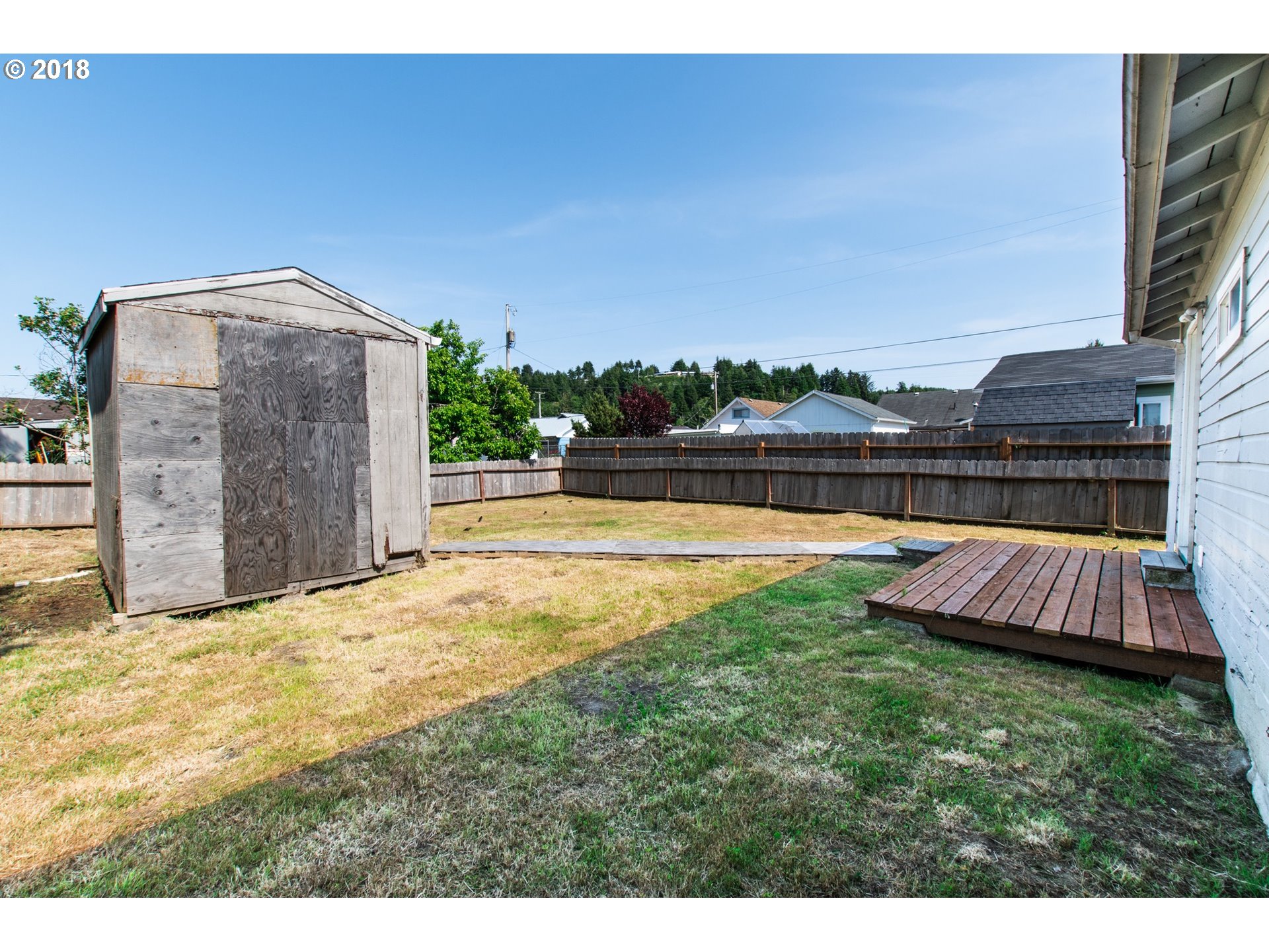 381 North 10th Street Reedsport, OR 97467 - Photo 25 of 27 Backyard