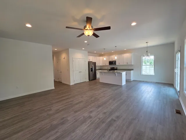 a view of an empty room