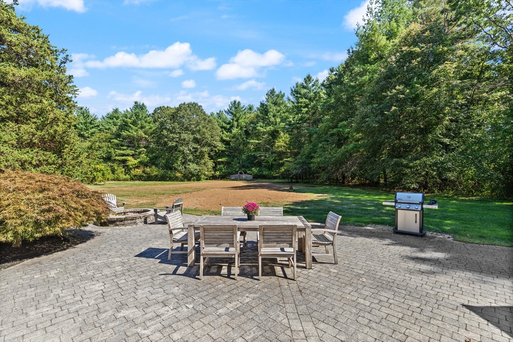 26 Cross Road Boxford, MA 01921 - Photo 39 of 41 an outdoor sitting area with furniture and garden
