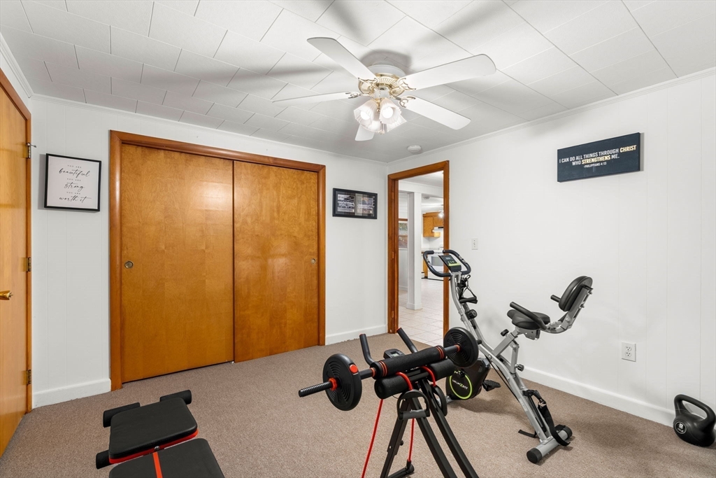 8 Agnes Terrace Methuen, MA 01844 - Photo 34 of 41 a view of a room with gym equipment