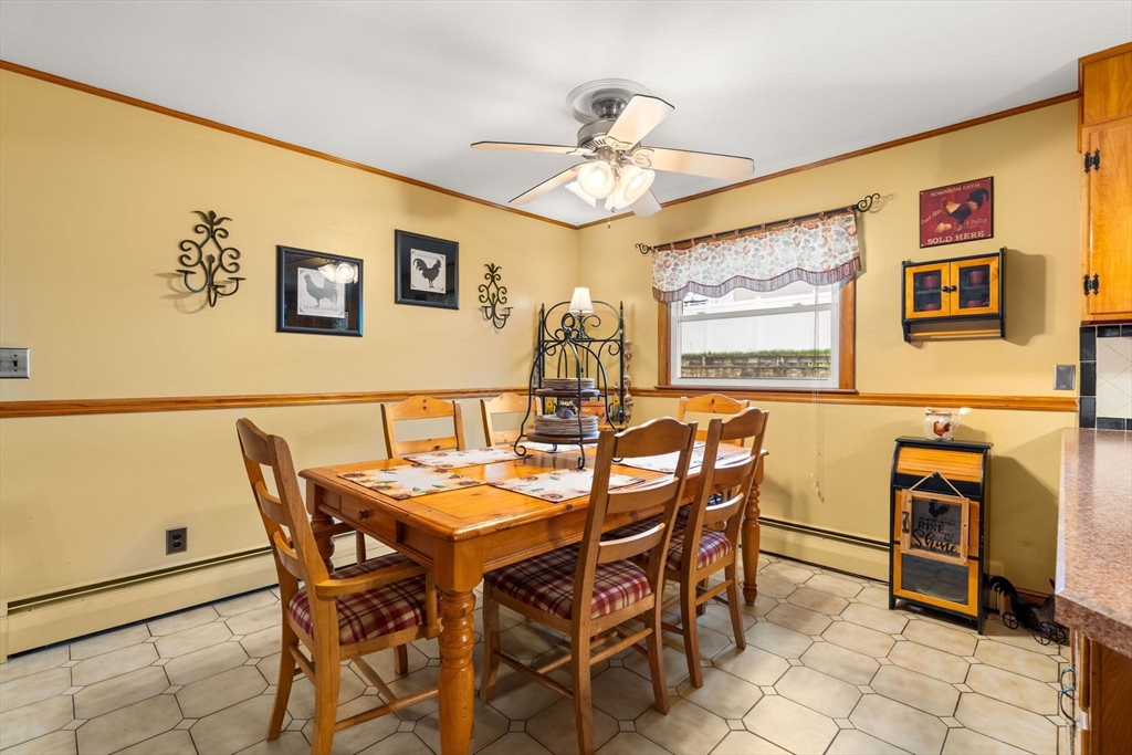 8 Agnes Terrace Methuen, MA 01844 - Photo 9 of 41 a view of a dining room with furniture and chandelier