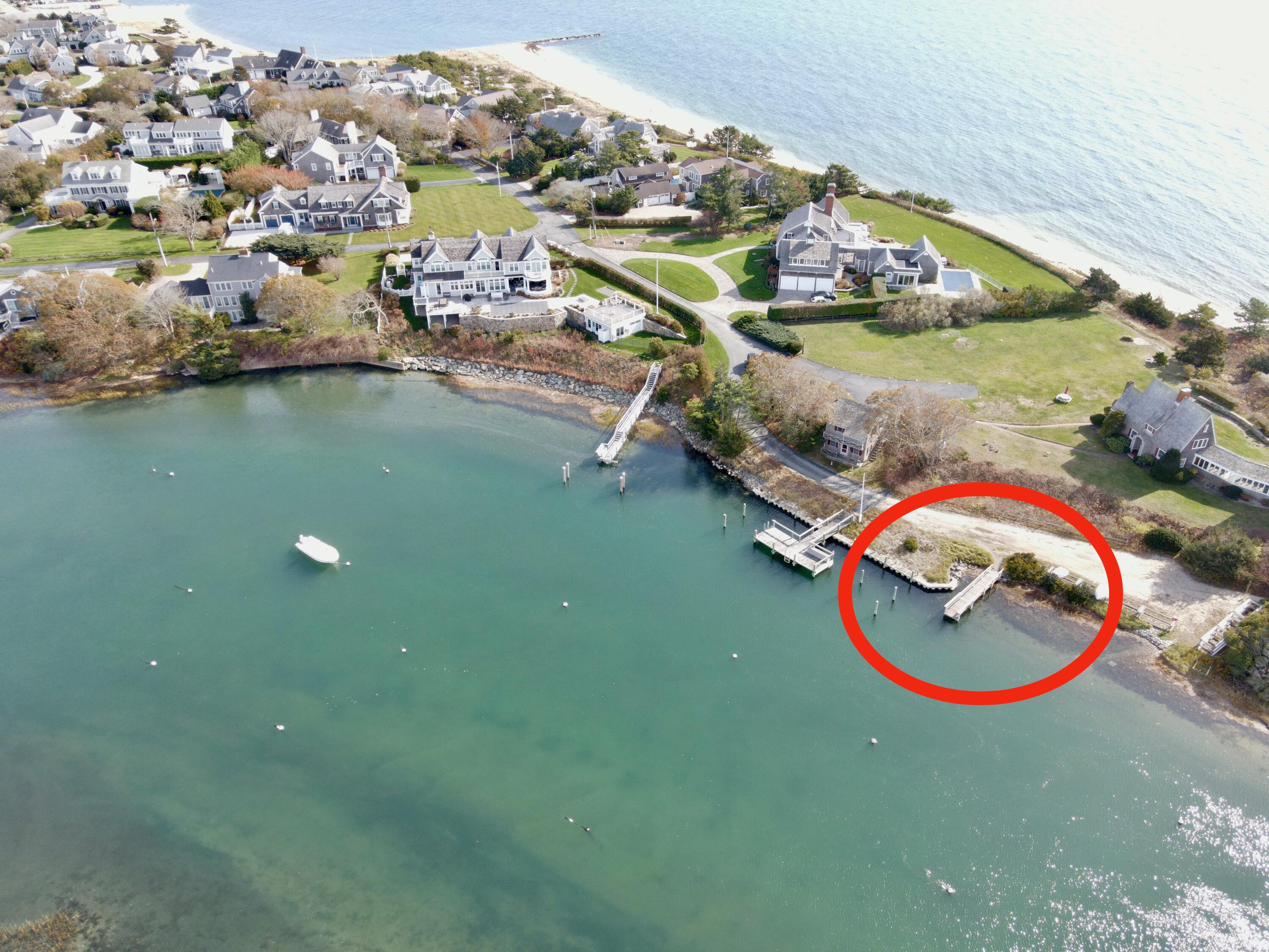 19 Riverway West Harwich, MA 02671 - Photo 13 of 15 an aerial view of a house with a swimming pool yard and outdoor seating