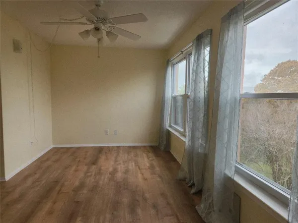 wooden floor in an empty room