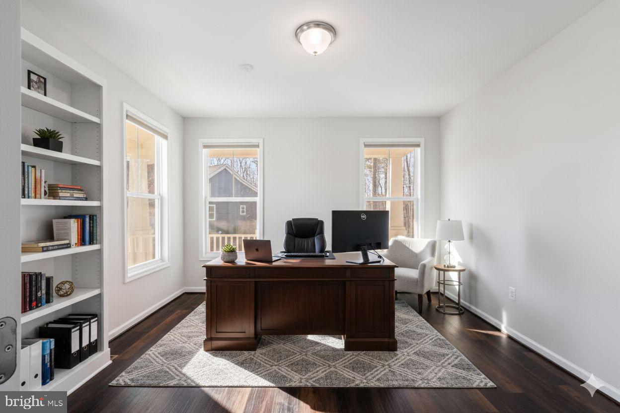 10602 Springvale Lane Spotsylvania, VA 22551 - Photo 7 of 92 a view of a workspace with furniture and a window