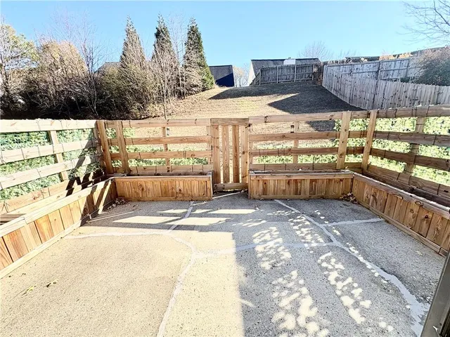 a view of a outdoor space with sitting area