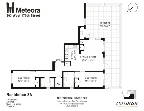 $6,900 | 563 West 170th Street, Unit PHA | Washington Heights