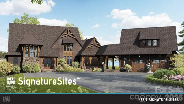 a front view of a building with garden