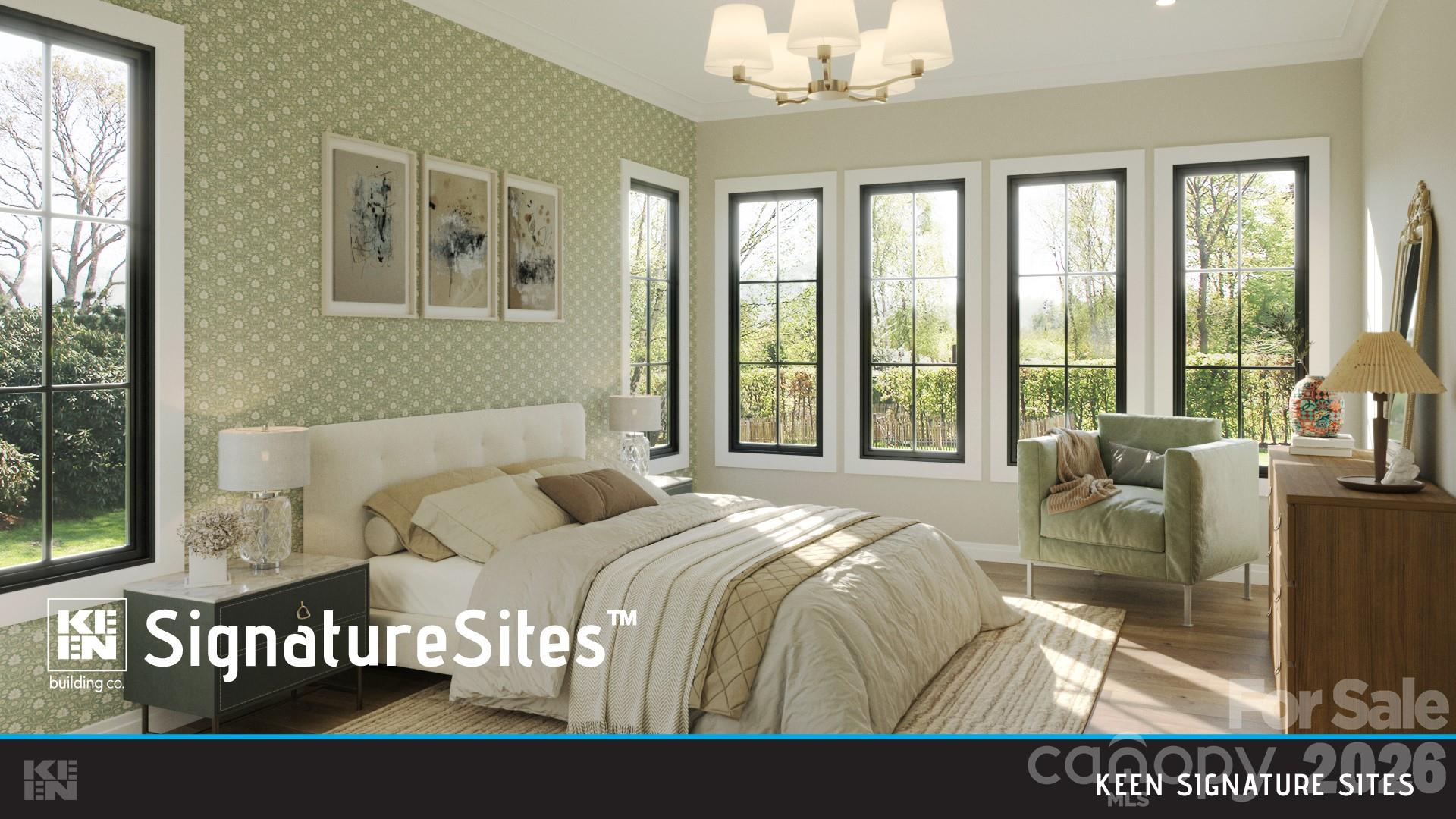 191 Kendricks Cove Lexington, NC 27292 - Photo 2 of 5 a bedroom with a bed and glass windows