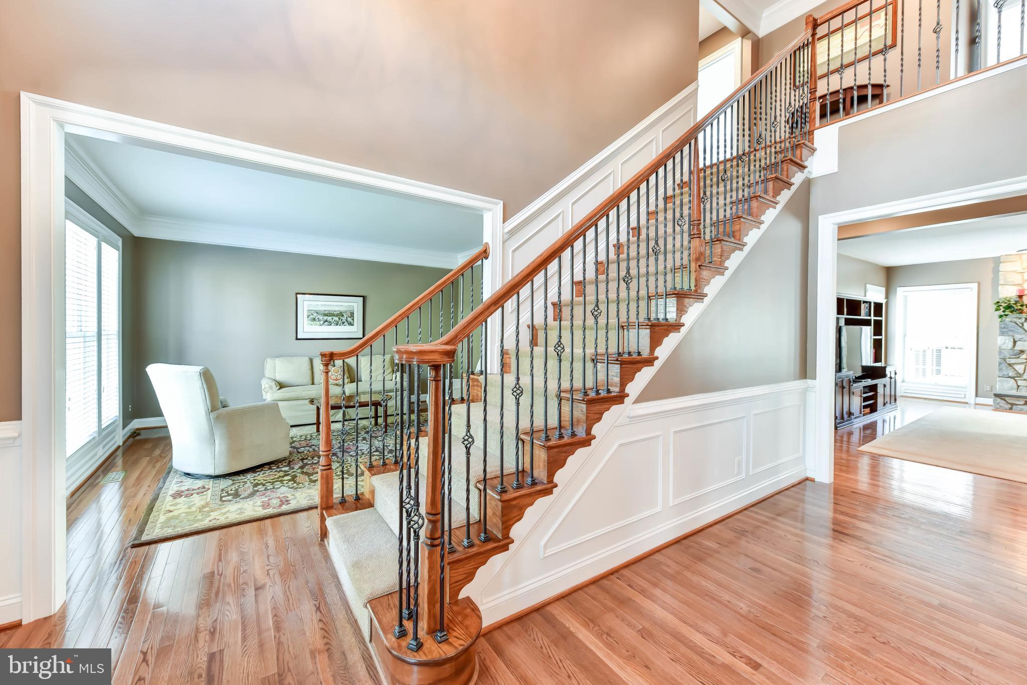 8244 Native Violet Drive Lorton, VA 22079 - Photo 3 of 68 Open Staircase in center hall