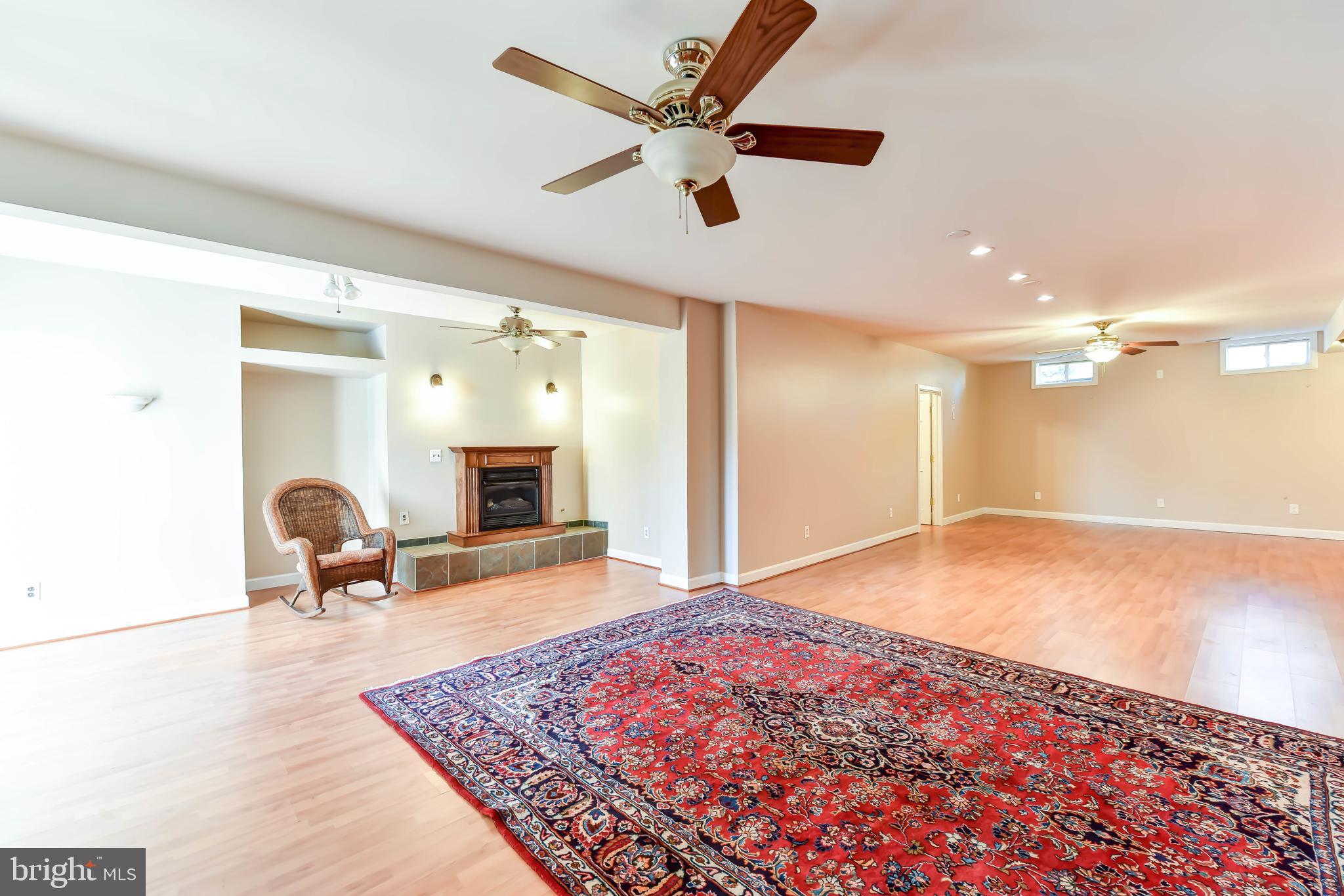 8244 Native Violet Drive Lorton, VA 22079 - Photo 51 of 68 Lower Level Rec Room with Gas Fireplace