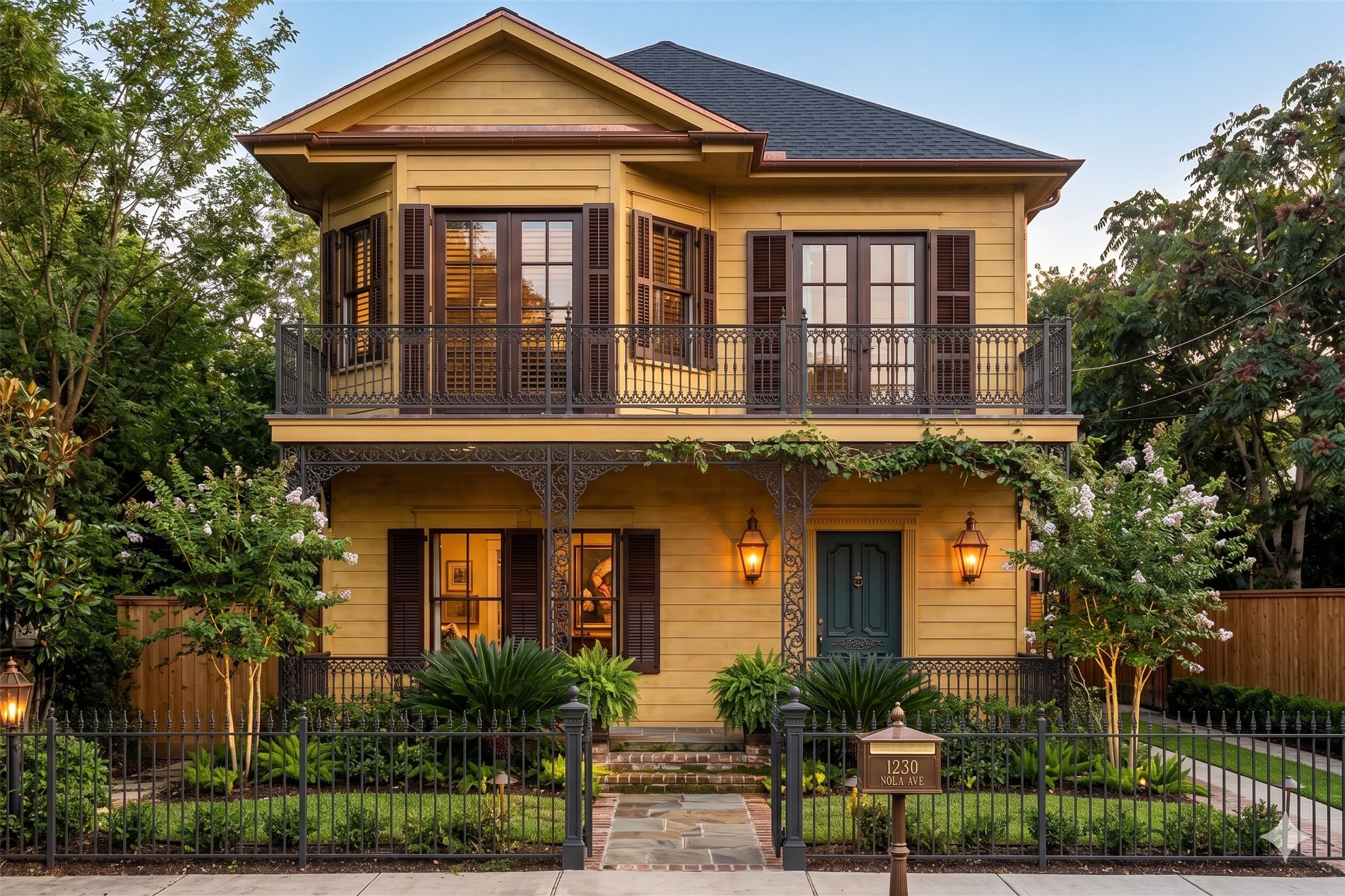 1206 Maple Avenue Austin, TX 78702 - Photo 6 of 37 Thinking about adding some value? Here is a virtually created rendering with a quick paint job, an ornate ironwork balcony and lush landscaping.