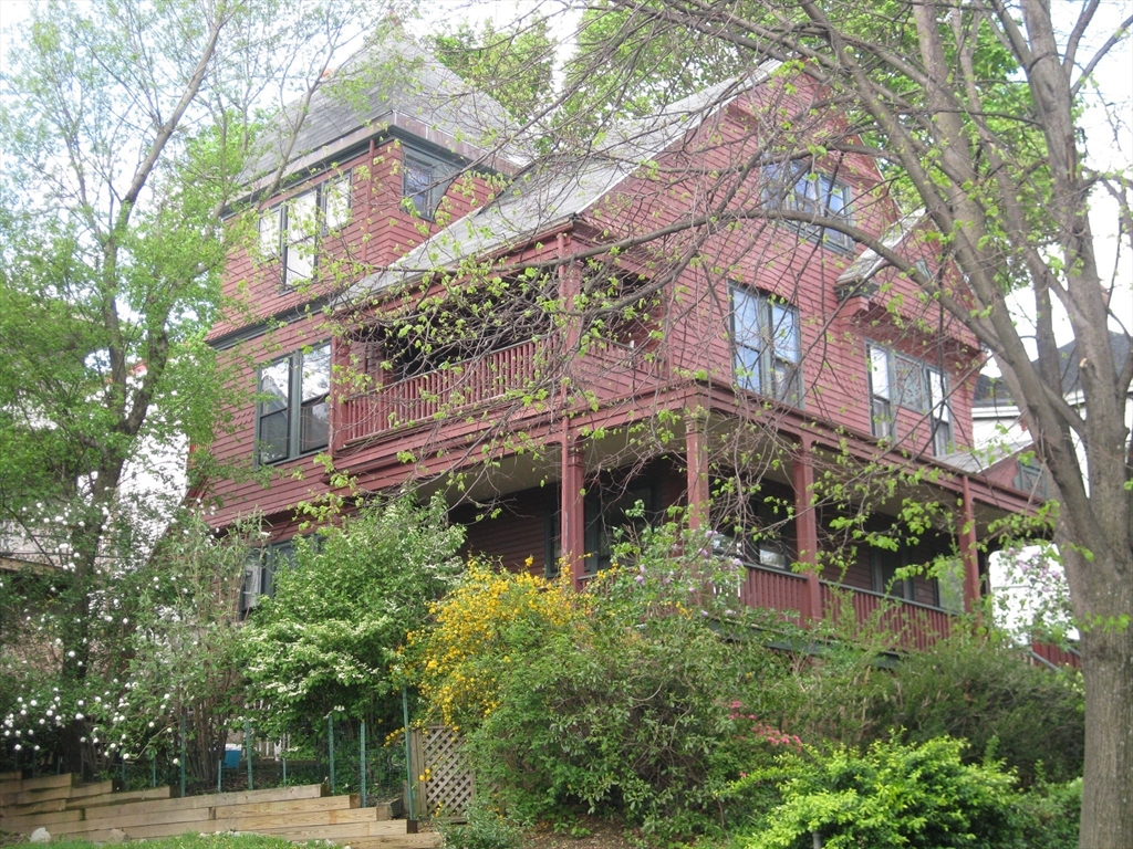 123 Cushing Avenue, Unit 1 Boston, MA 02125 - Photo 1 of 16 a backyard of a building with trees