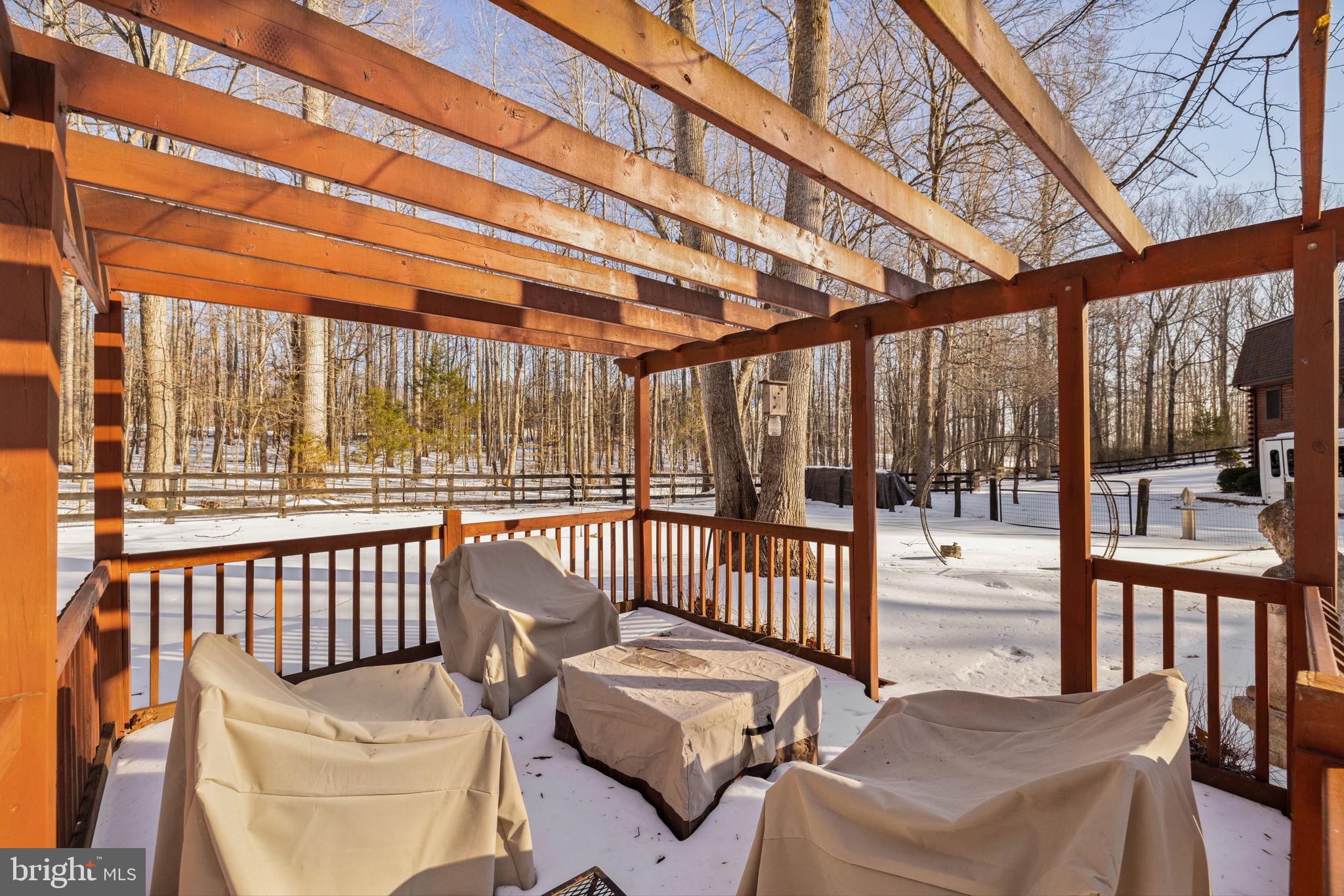 10418 Cliff Mills Road Marshall, VA 20115 - Photo 69 of 78 Pergola set near Perennial Garden