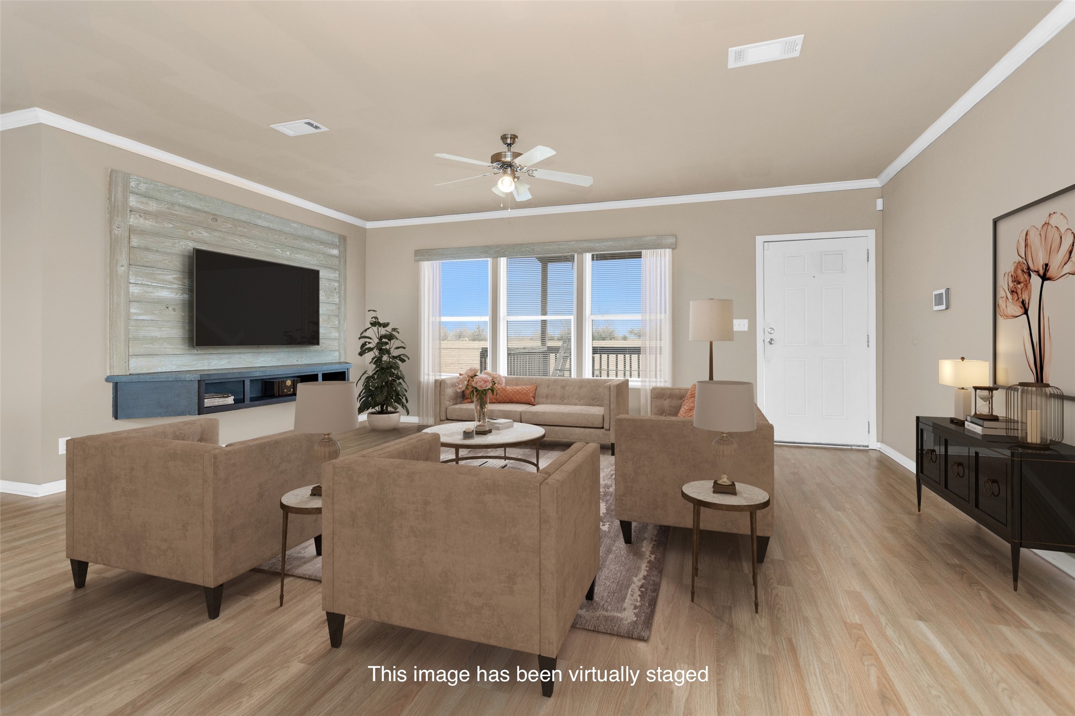 6083 Fm 3060 Midway, TX 75852 - Photo 5 of 49 a living room with furniture and a flat screen tv
