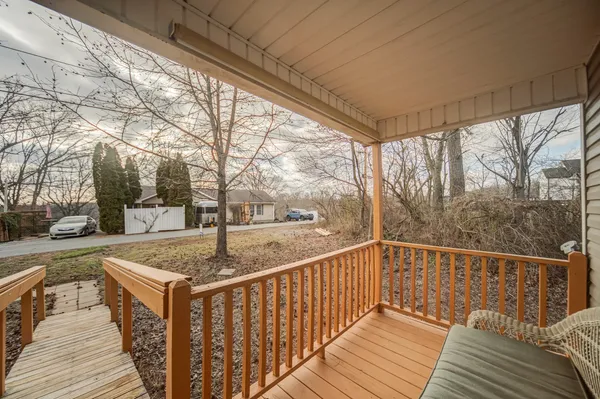 a view of outdoor space with seating