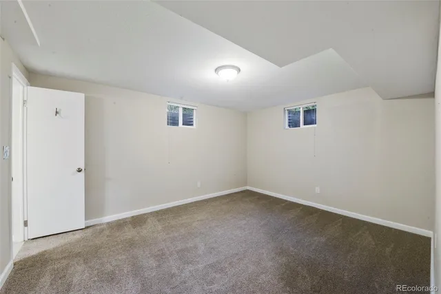 a view of an empty room