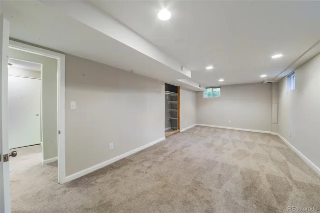 a view of an empty room