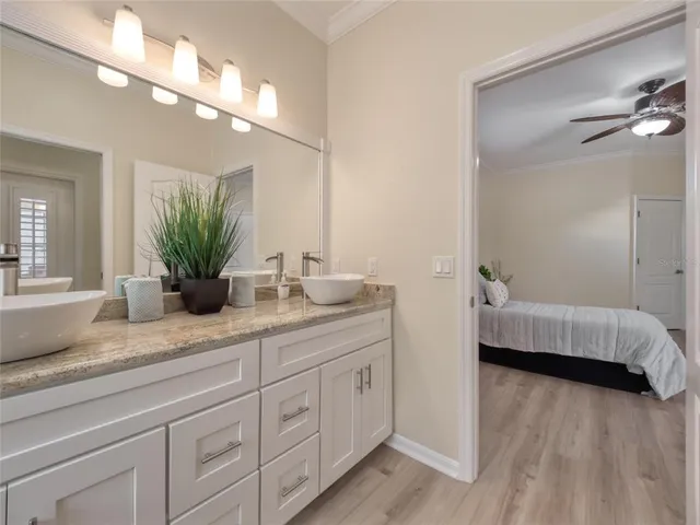 a view of a house with outdoor space and sitting area