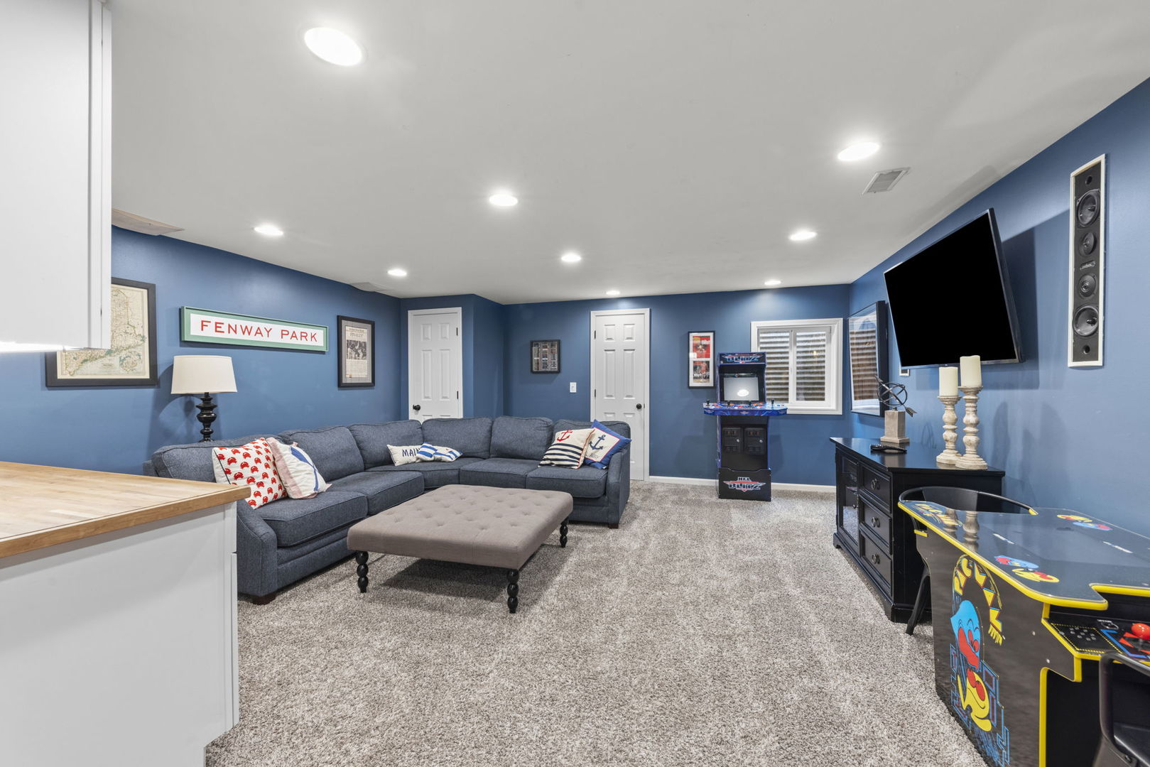 1908 Gladstone Drive Wheaton, IL 60189 - Photo 30 of 53 a living room with furniture and a flat screen tv