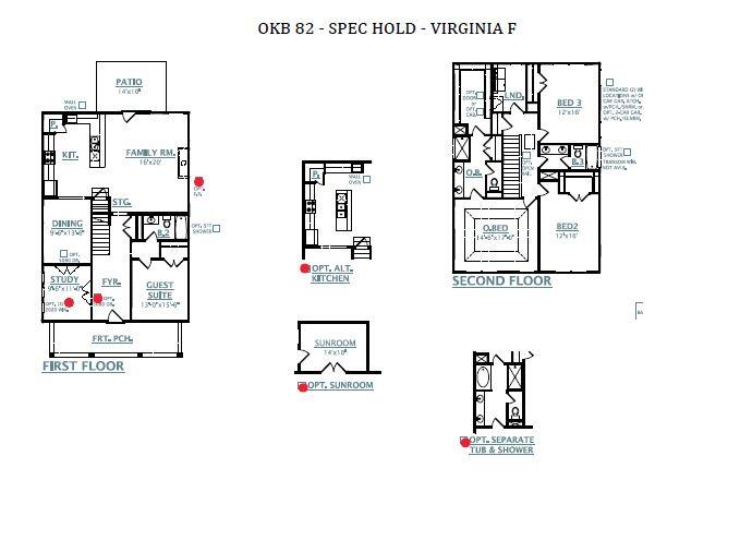 1252 Crooked Oak Road Charleston, SC 29492 - Photo 23 of 23 OKB 82 Virginia F Floor Plan